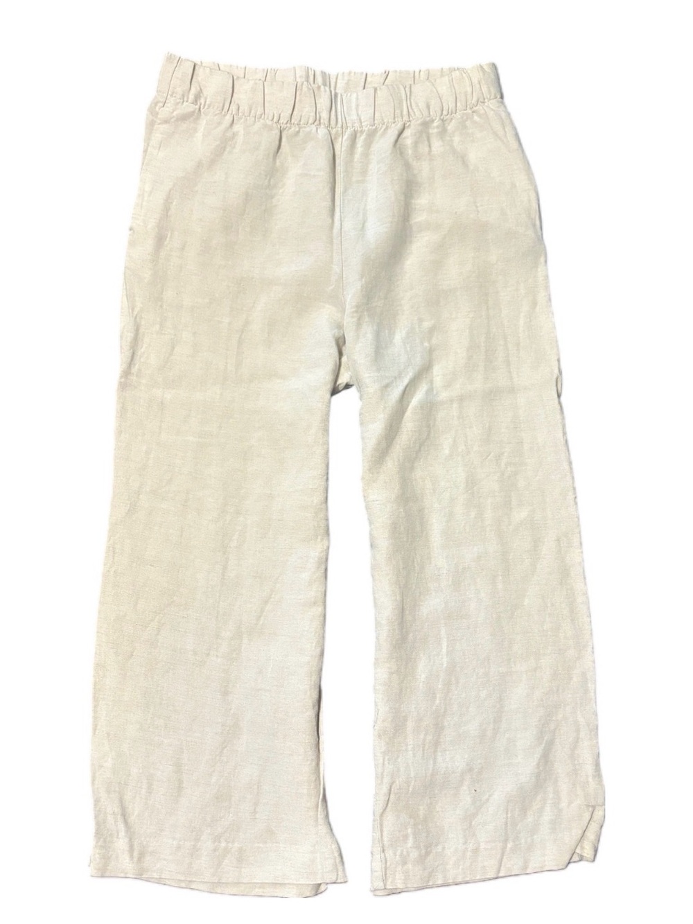 H&M Wide-Leg Linen-Blend Pants